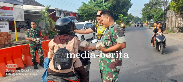 Rutin, Koramil Pangkah Laksanakan Jumat Berkah