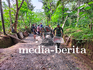 Hari Libur Tidak Mengurangi Semangat Tni Dan Warga Bekerja