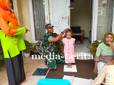 Babinsa Dampingi Kegiatan Posyandu Guna Cegah Stunting