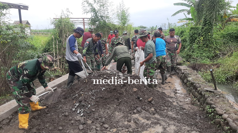 Progres Karya Bakti TNI Kodim 0712 Tegal Capai 50 Persen