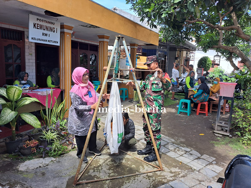 Begini Cara Babinsa Kodim Tegal Melakukan Pendampingan Atasi Stunting di Keturen