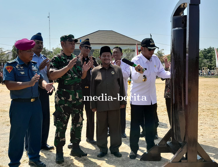 Bunyi Kentongan Pertanda TMMD Sengkuyung Kodim 0712 Tegal Resmi Di Buka 