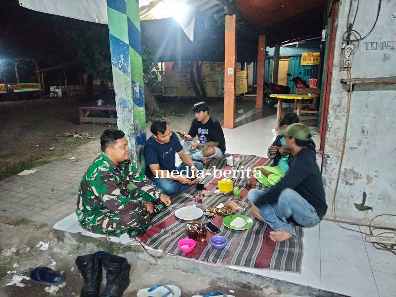 Jalin Silaturahmi Babinsa Suradadi Anjang Sana Dengan Warga Binaan