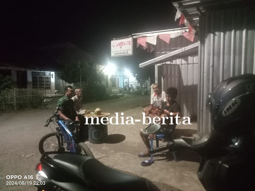 Menjalin Silaturahmi Babinsa Desa Bojongsana Kodim Tegal Melaksanakan Komsos