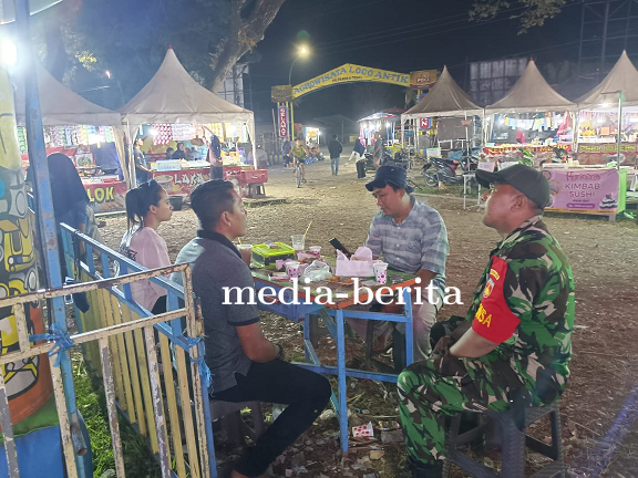 Pastikan Wilayah Aman, Babinsa Koramil Pangkah Aktif Laksanakan Patroli Malam