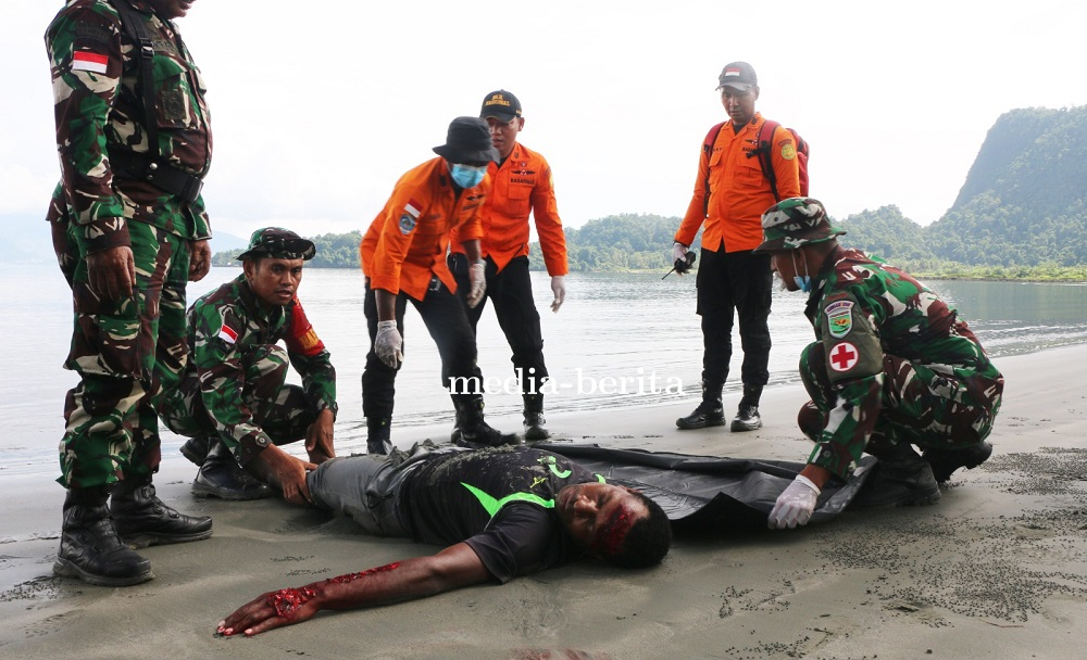 Kodim Jayapura Gelar Latihan Penanggulangan Bencana, Perkuat Respons Cepat di Wilayah Rawan