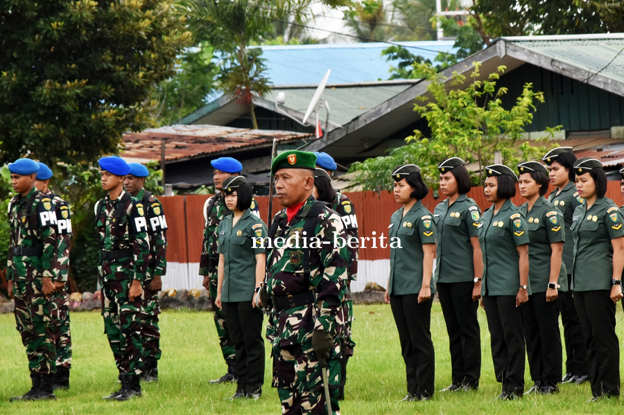 Pupuk Jiwa Nasionalisme Prajurit, Kodim Merauke Gelar Upacara Bendera