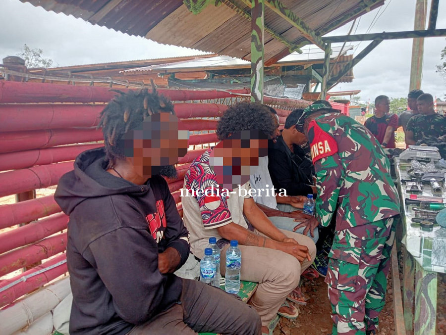 Sweeping Gabungan TNI Amankan 415 Gram Ganja di Perbatasan Papua–PNG