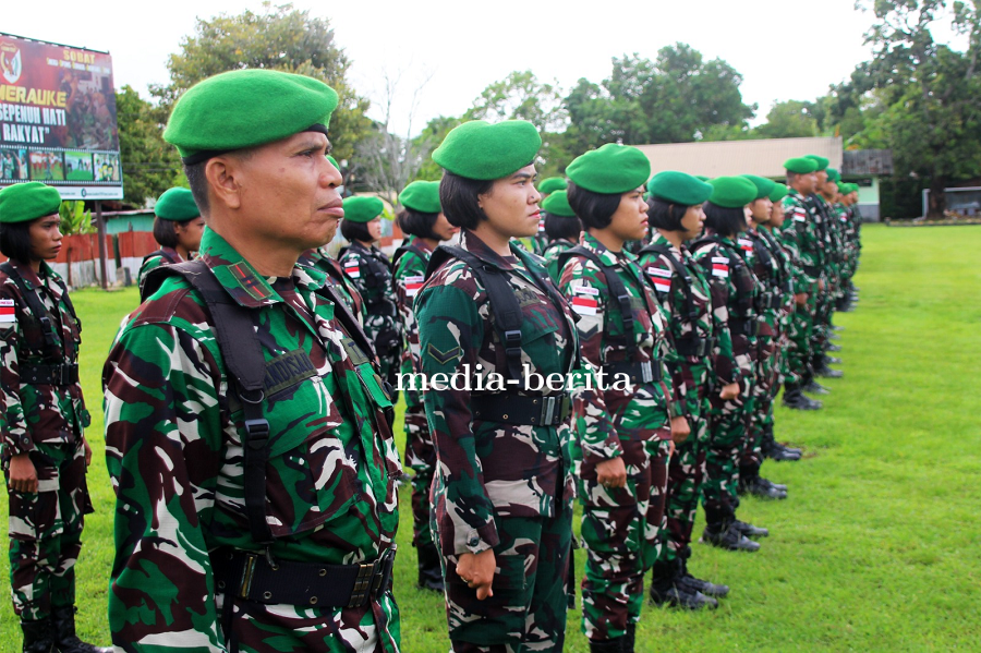 Upacara Bendera Tujuh Belasan di Merauke Berjalan Khidmat dan Penuh Semangat