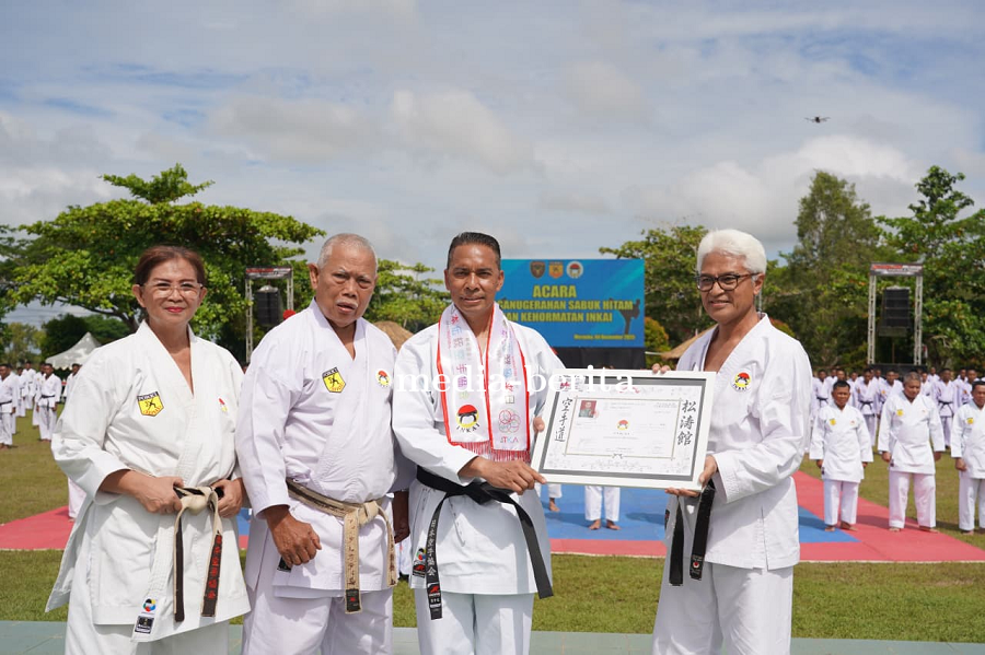 Kodam XXIV/Mandala Trikora Cetak Rekor MURI: 1.683 Prajurit Raih Sabuk Hitam INKAI