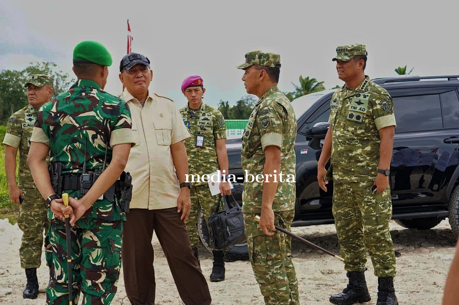 Pangdam XXIV/Mandala Trikora Dampingi Menhan RI Tegaskan PSN sebagai Pilar Ketahanan Pangan dan Kese