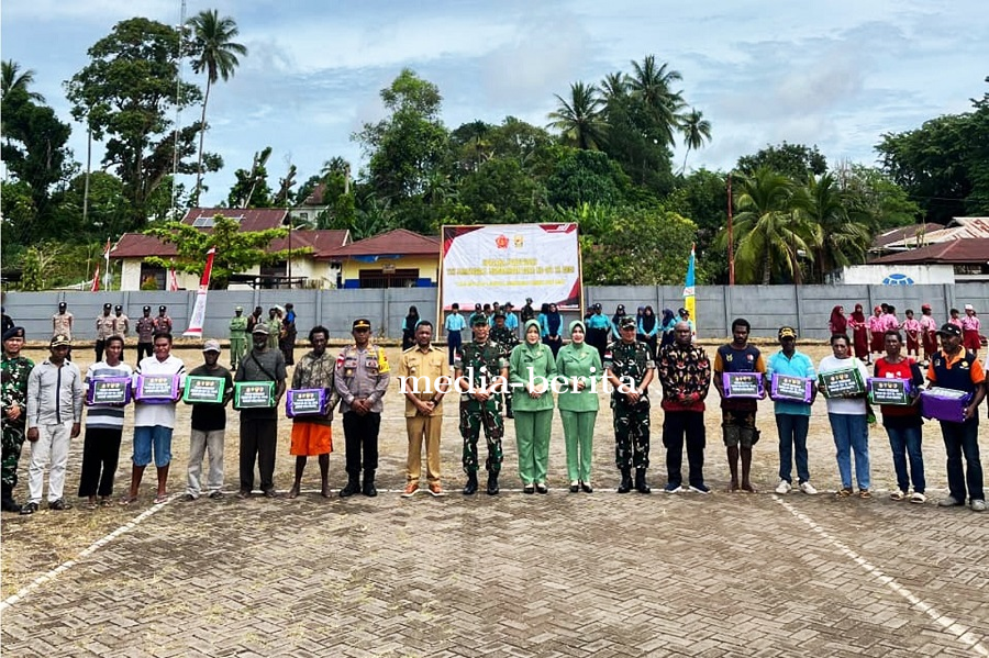 Satukan Langkah Membangun Negeri dan Desa, Pangdam XXIV/MT Tutup TMMD Ke-127 Kodim 1704/Mappi