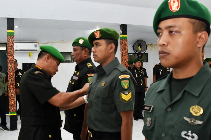 Personel Kodim Merauke Naik Pangkat, Menguatkan Langkah Prajurit Mengabdi Untuk Bangsa