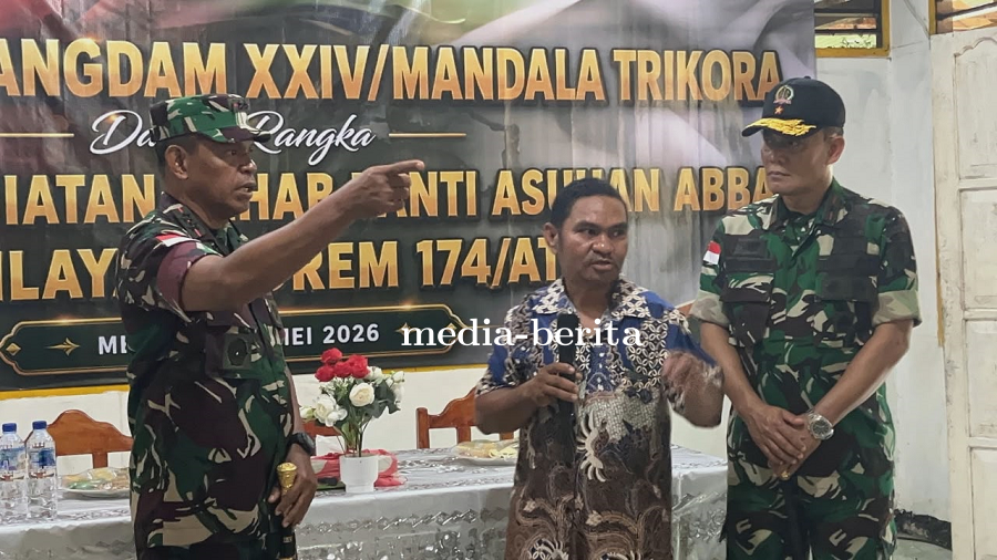 Pangdam XXIV/Mandala Trikora Beri Semangat Anak Panti Abba Merauke: Jangan Minder, Terus Kejar Cita-