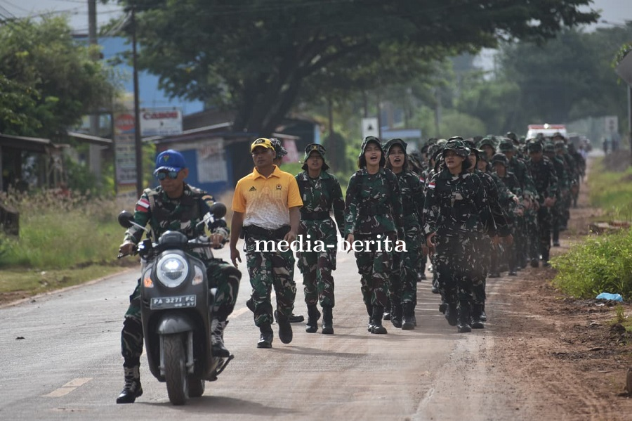 Kodam XXIV/Mandala Trikora Laksanakan Minggu Militer Melalui Kegiatan Hanmars 5 Km