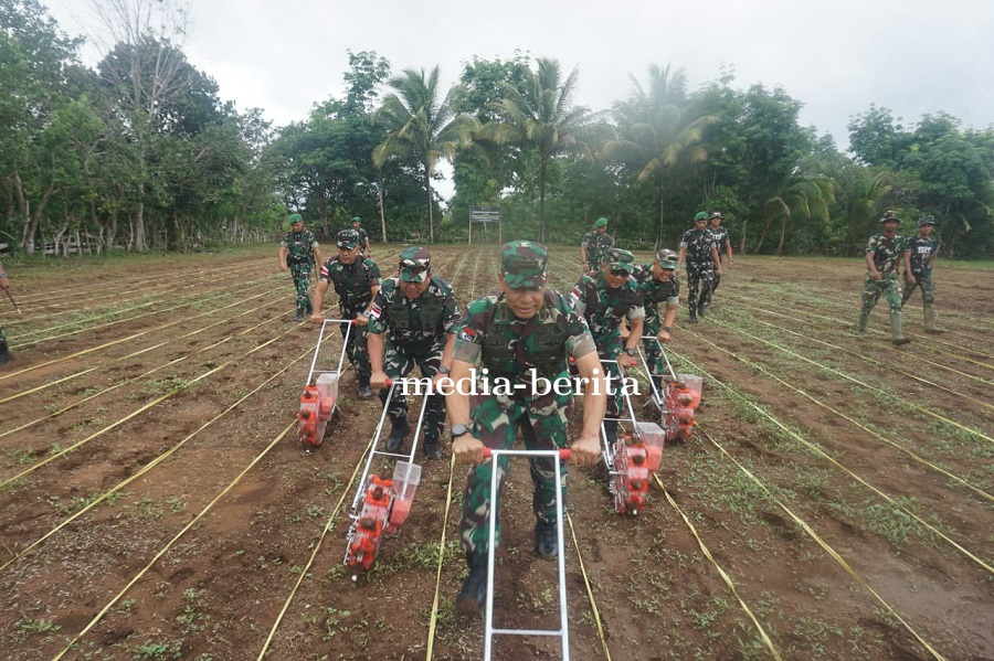 Pangdam XXIV/Mandala Trikora Dorong Prajurit Mandiri Pangan: Yonif TP 817/Aoba Jadi Contoh Ketahanan