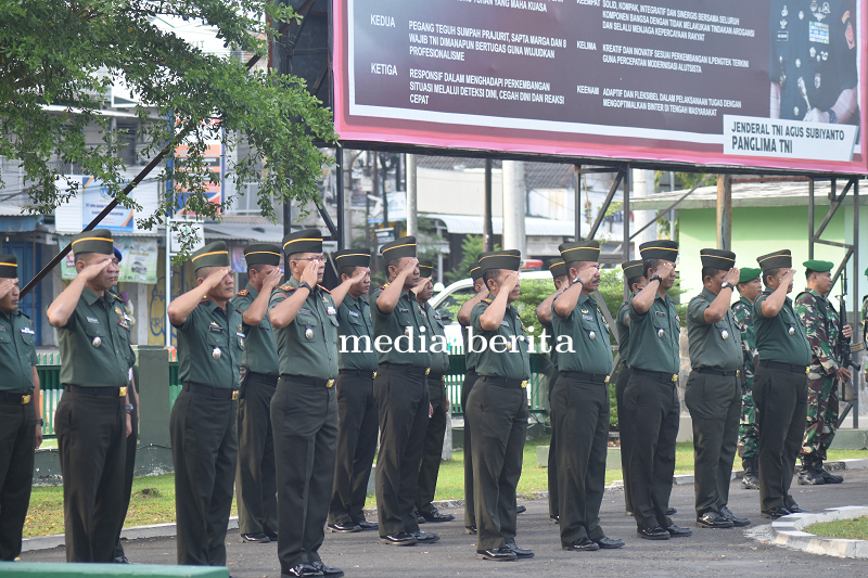 Bacakan Amanat Danrem 071 Wijayakusuma, Dandim Tegal Pimpin Upacara Bendera Awal Juni