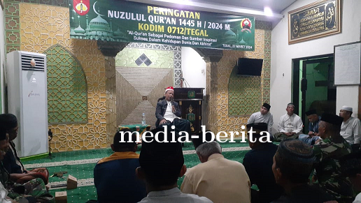 Kodim 0712 Tegal Gelar Peringatan Nuzulul Quran 1445 H