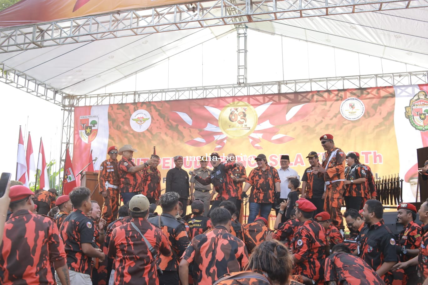 Sambut HUT Pemuda Pancasila Ke 63, MPC PP Bantul Gelar Olah Raga Bersama, Penyuluhan Hukum, Donor Da