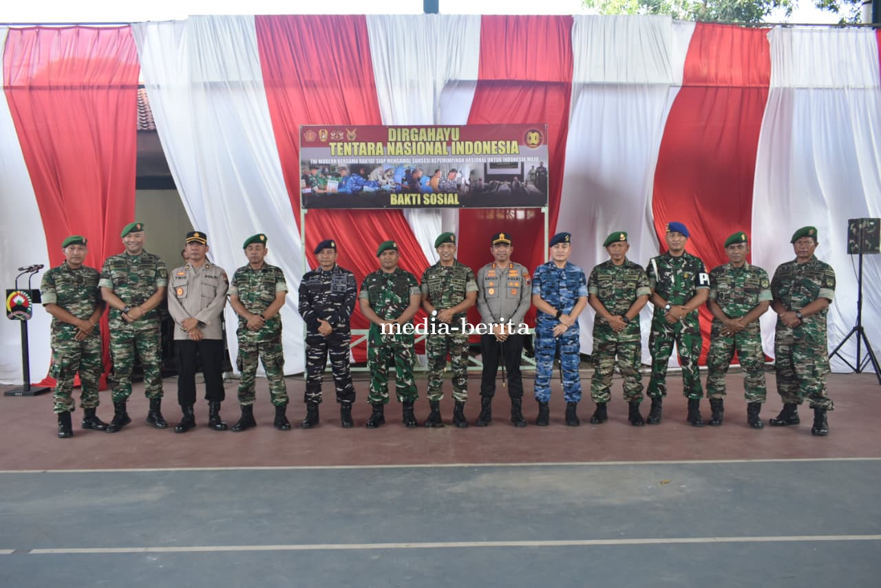 Kodim 0712 Tegal Gelar Bakti Sosial Dalam Rangka HUT ke-80 TNI dan HUT ke-75 Kodam IV Diponegoro 