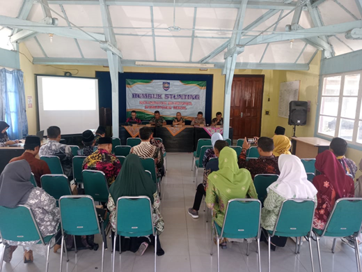 Danramil Bumijawa Hadiri Rembug Stunting Tingkat Kecamatan