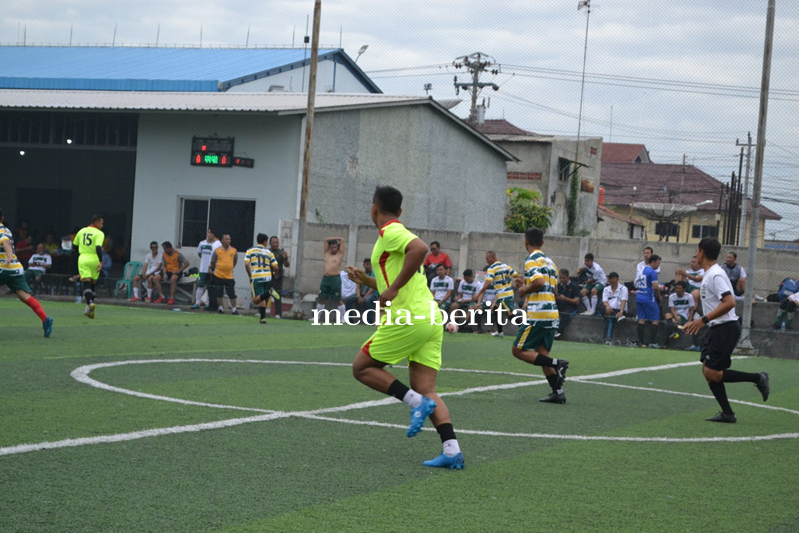 Meriahkan Hari Bhayangkara Ke-78, Dandim Tegal Ikuti Fun Mini Soccer