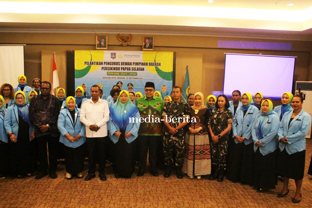 Dandim 1707/Merauke Hadiri Pelantikan Persikindo Provinsi Papua Selatan