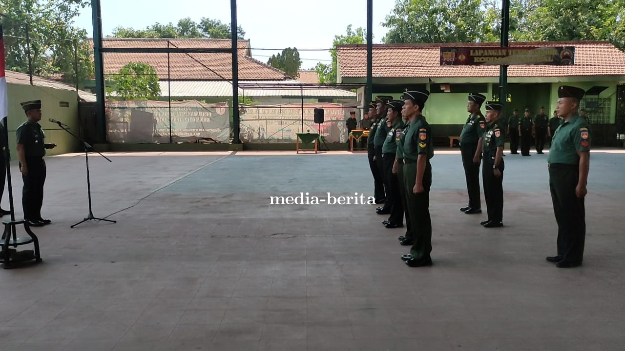 Dandim Tegal Pimpin Acara Wisuda Purnawira, Purna Tugas Dan Laporan Korp Kenaikan Pangkat 