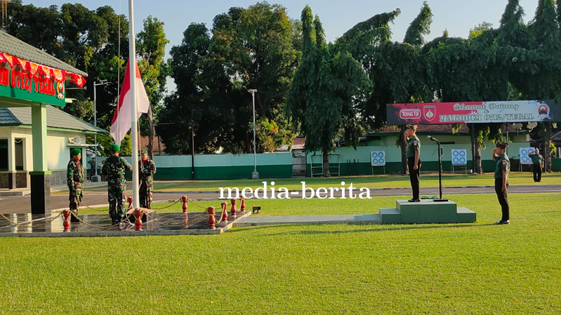 Kodim 0712 Tegal Gelar Upacara Rutin Hari Senin
