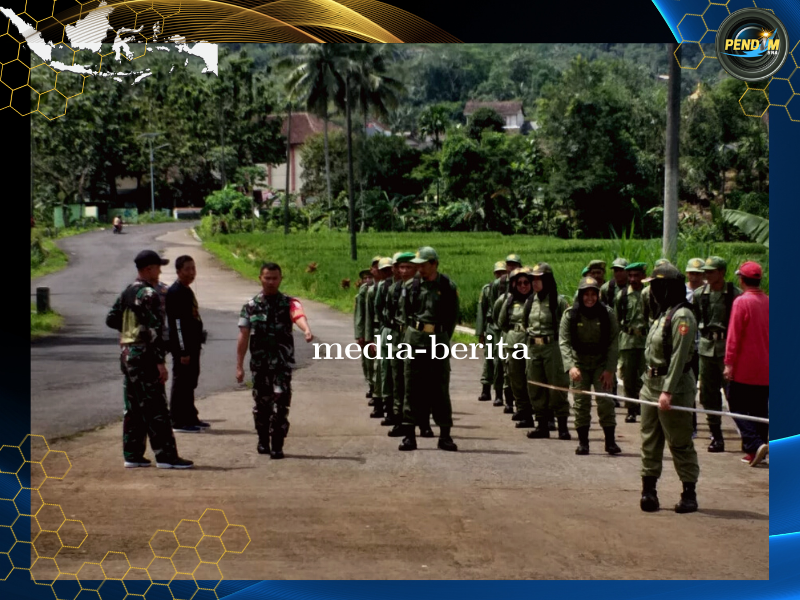 Bersinergi Latih Peraturan Baris Berbaris Satuan Perlindungan Masyarakat