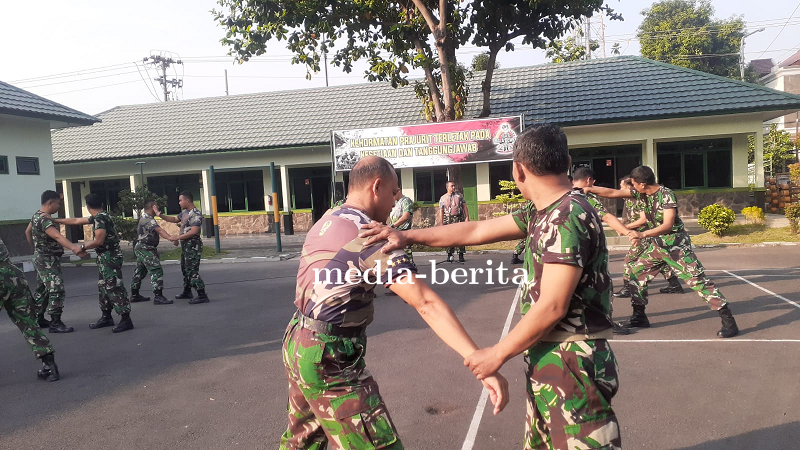 Kodim Tegal Gelar Latihan Rutin Bela Diri Militer (BDM) Taktis