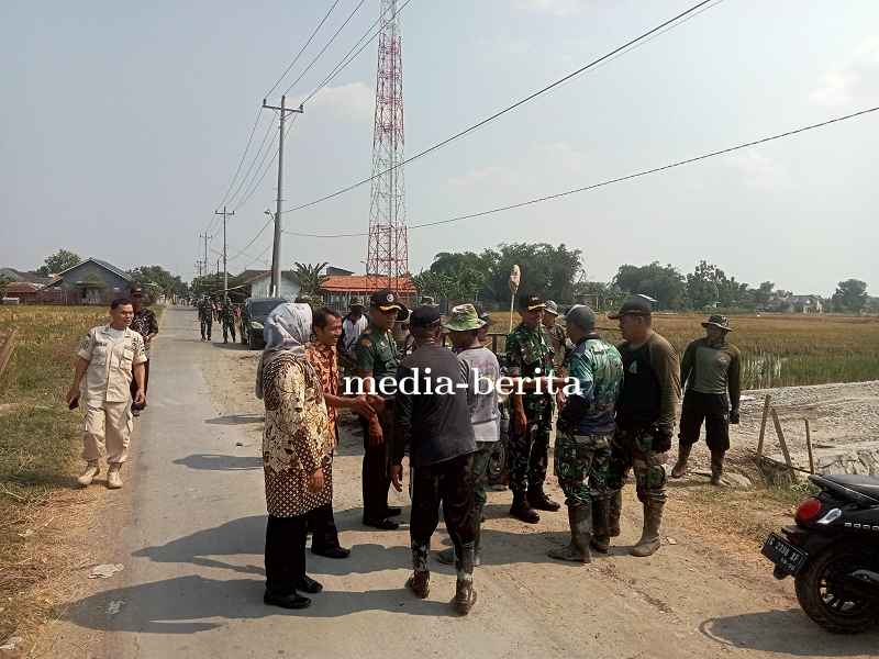 Tim Wasev Korem 071 Wijayakusuma Tinjau TMMD Sengkuyung Tahap II Kodim 0712 Tegal Di Desa Kesamiran