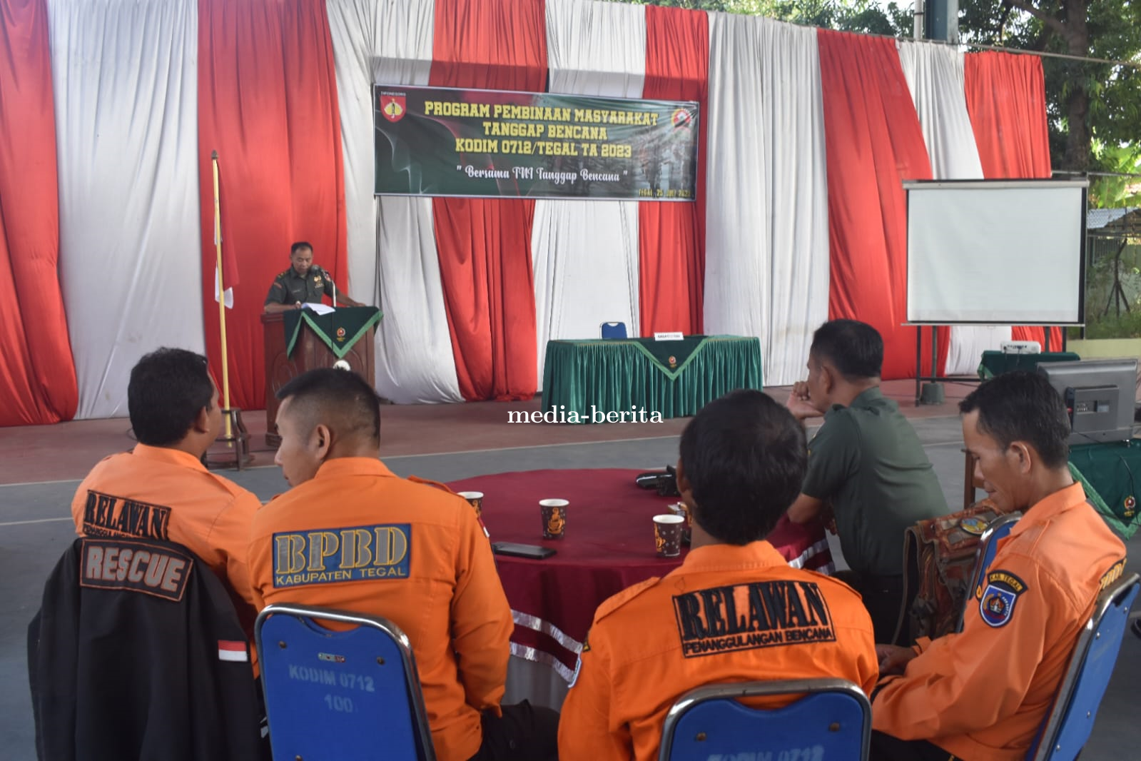 Kodim Tegal Gelar Program Kegiatan Pembinaan Masyarakat Tanggap Bencana