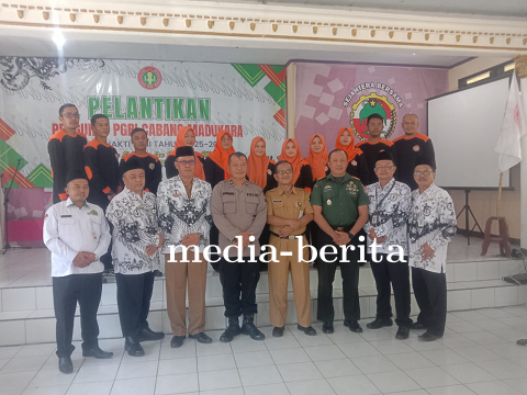 Danramil Madukara Hadiri Pelantikan Pengurus PGRI Dukung Peningkatan Dunia Pendidikan