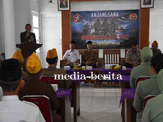 Dandim Anjangsana Ke Sesepuh Dalam Rangka Hut ke 78 TNI