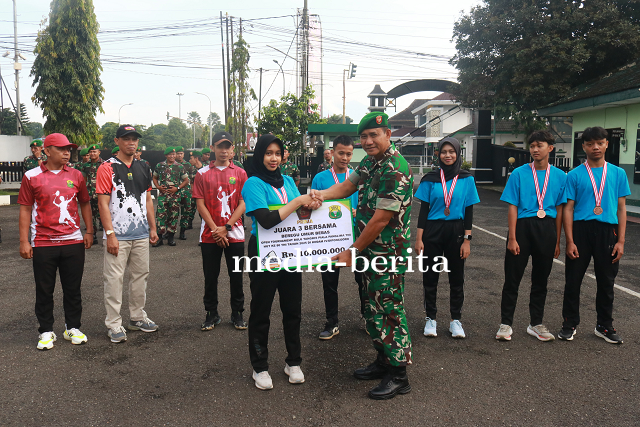 Atlit Binaan Kodim 0704 Banjarnegara Raih Juara 3 Turnamen Bulutangkis Piala Panglima TNI