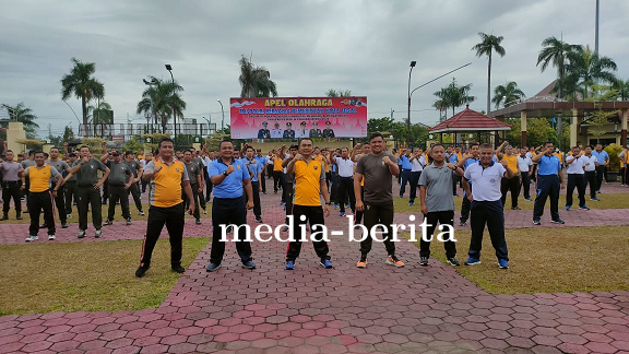 Jalin Sinergitas, Tiga Pilar Kota Tegal Gelar Olahraga Bersama