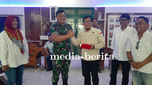 Dalam Rangka Hari Pers Nasional Ke 77, Dandim 0712 Tegal Menerima Kunjungan Pengurus Persatuan Warta