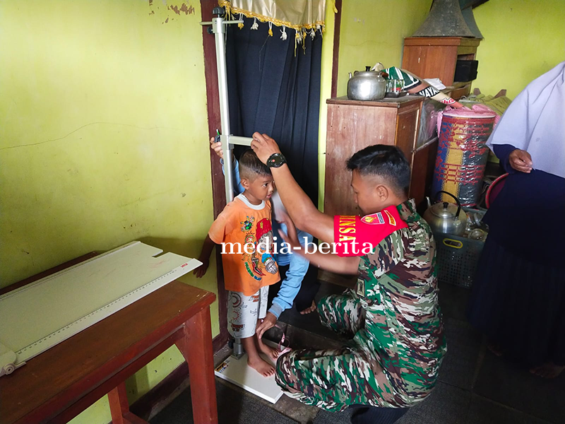 Babinsa Aktif dampingi kegiatan posyandu