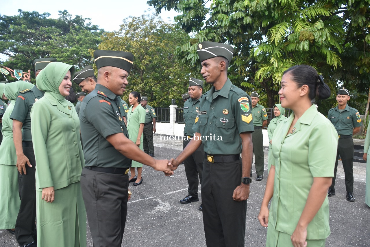 Kodim Jayapura Gelar Syukuran Kenaikan Pangkat dan Buka Puasa Bersama