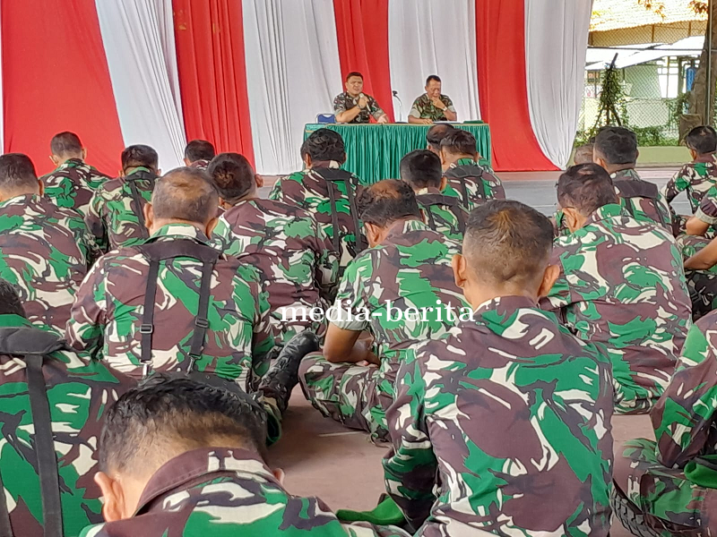 Pengarahan Komandan Merupakan Salah Satu Pembinaan dan Pemberian informasi Program Kedepan