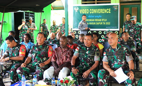 Babinsa Masuk Dapur di Muara Tami, Program Mulia KSAD Agar Masyarakat Mempunyai Rumah Layak Huni