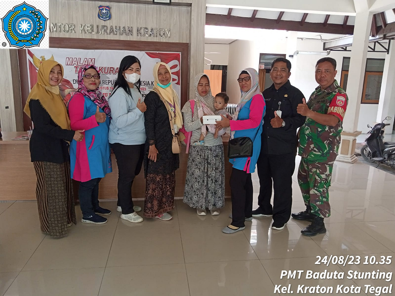 Babinsa Kodim 0712 Tegal Dampingi Kegiatan Pendataan Ulang Anak Stunting Di Wilayah Binaan