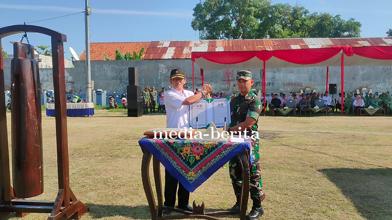Dandim 0712 Tegal Tutup TMMD Sengkuyung Tahap I Di Wilayah Kota Tegal
