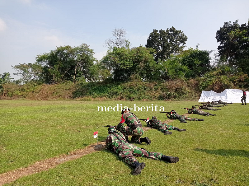Guna Tingkatkan Kemampuan Menembak, Kodim 0712 Tegal Gelar Latbakjatri Triwulan II 2023
