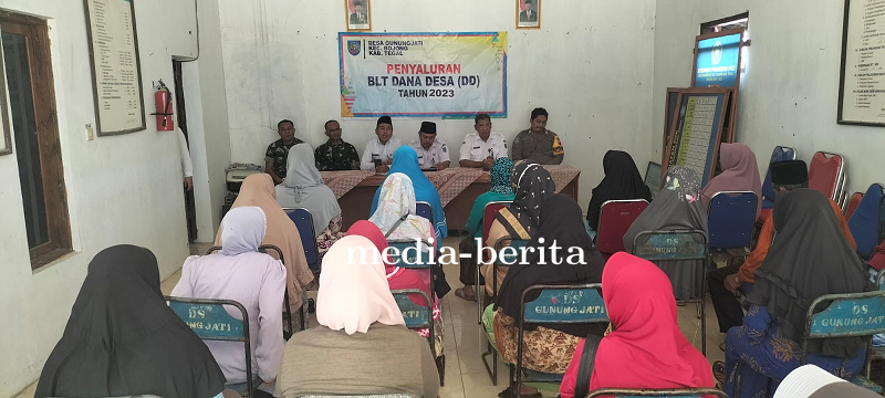 Danramil Bojong Hadiri Pembagian BLT-DD Desa Gunungjati