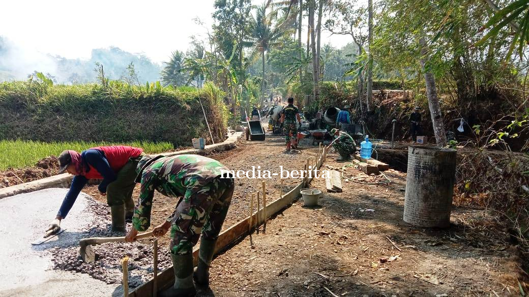 Progres Jalan TMMD Reguler Brebes 25 Persen