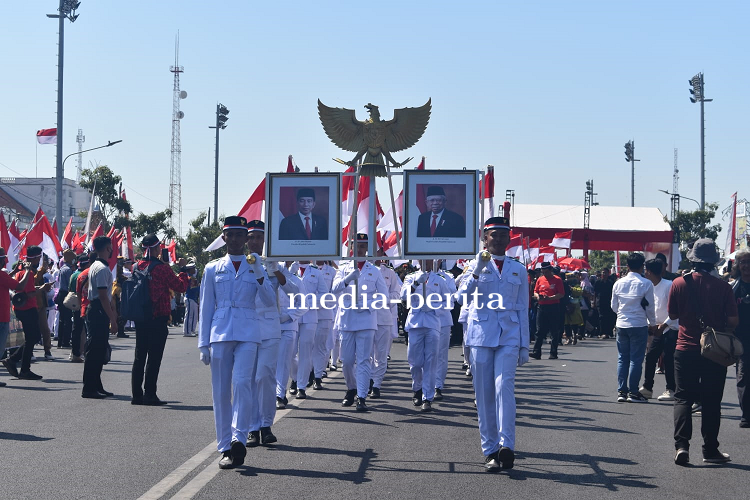 Dandim Tegal Hadiri Doa Bersama dan Kirab Kebangsaan Se-Eks Karesidenan Pekalongan Dalam Rangka Hari