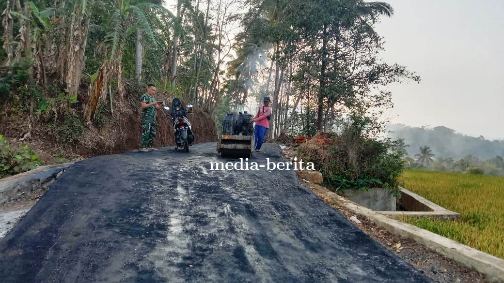Jalan Baru Kaliloka-Linggapura Tuntas