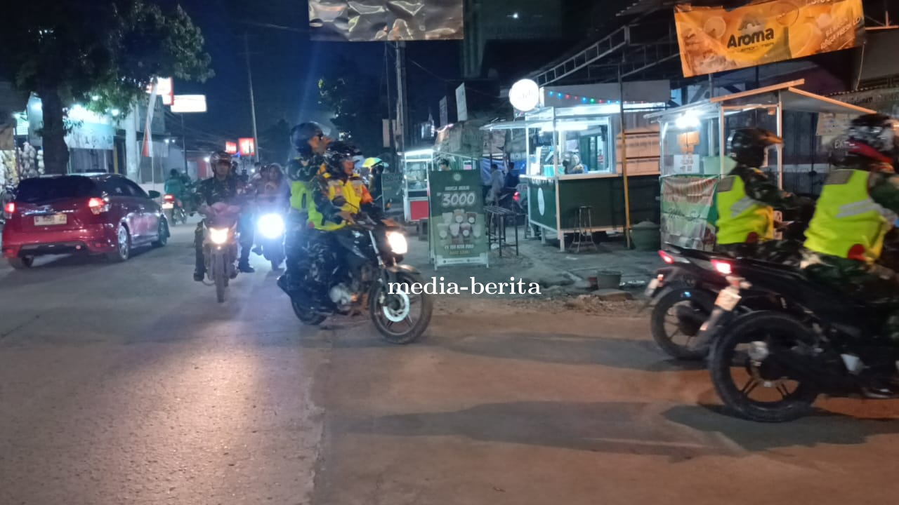 Kodim 0712 Tegal Bersama Banser dan Linmas Gelar Patroli Mandiri Gabungan di Kecamatan Kramat, Pasti